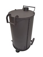 Бочка для сжигания мусора Круглая - Большая с колосником. (1,5 мм. сталь)