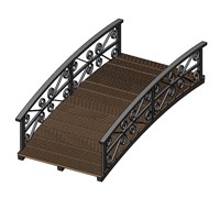 Мостик садовый "Ажурный" 3270