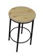 Полубарный стул Лофт круглый 2625