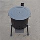 Плита круглая под казан 410 мм., 4 съемных кольца. Металл 5 мм. 2881