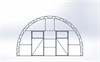 Теплица Триумф Кремлевская Макси  5 х 6 метров 3123