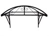 Козырек над крыльцом усиленный. Арочный 2,5 метра. Ажурный G-1 3215