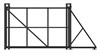 Откатные ворота Каркас Эконом 1,9 х 4 метра - фото 8658