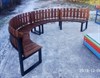 Садовая Скамейка Радиусная Полукруглая-Спинка прямая наружная большая 2196
